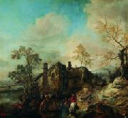Cornelis van Dalem Landscape with Farmhouse USA oil painting artist
